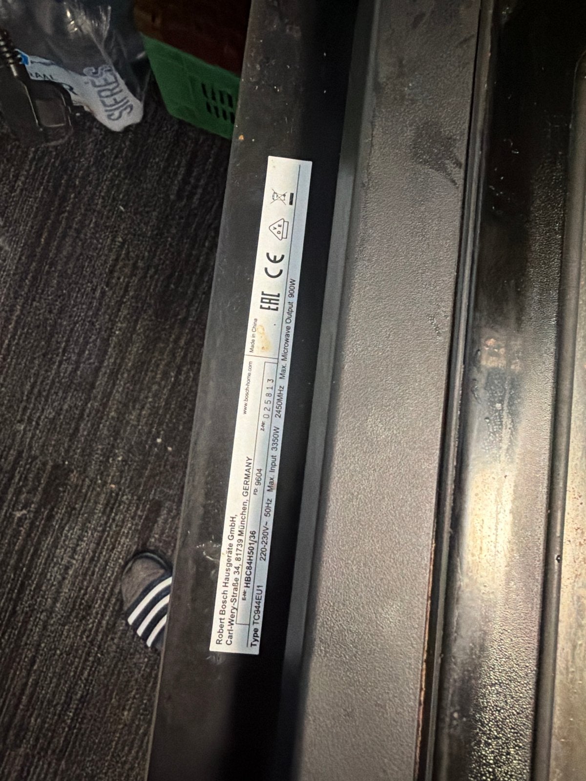 Bosch Combimagnetron/Oven - Defect voor onderdelen/reparatie, Witgoed en Apparatuur, Combimagnetron, 60 cm of meer, Grill, Ophalen of Verzenden