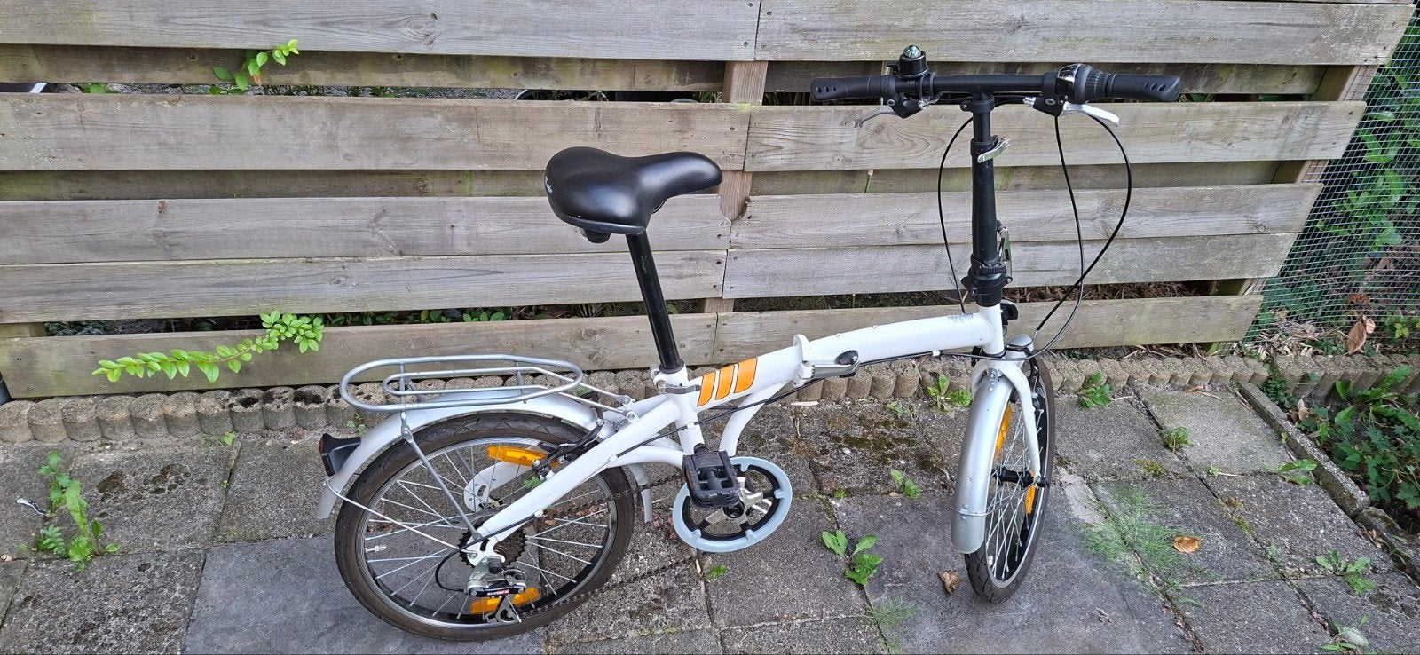 Opvouwbare fiets - Ideaal voor woon-werkverkeer, 20 inch of meer, Gebruikt, Velgrem, Versnellingen