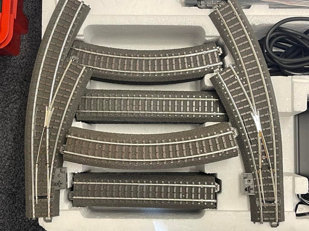 ** NIEUW ** C-RAIL OVAAL met WISSELS ** 184 x 84 cm. **, Wisselstroom, Nieuw, Rails, Ophalen of Verzenden