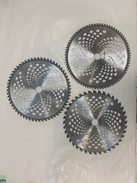 Set van 3 universele zaagbladen voor benzine bosmaaier, 70 mm of meer, Overige typen, Nieuw, Ophalen of Verzenden