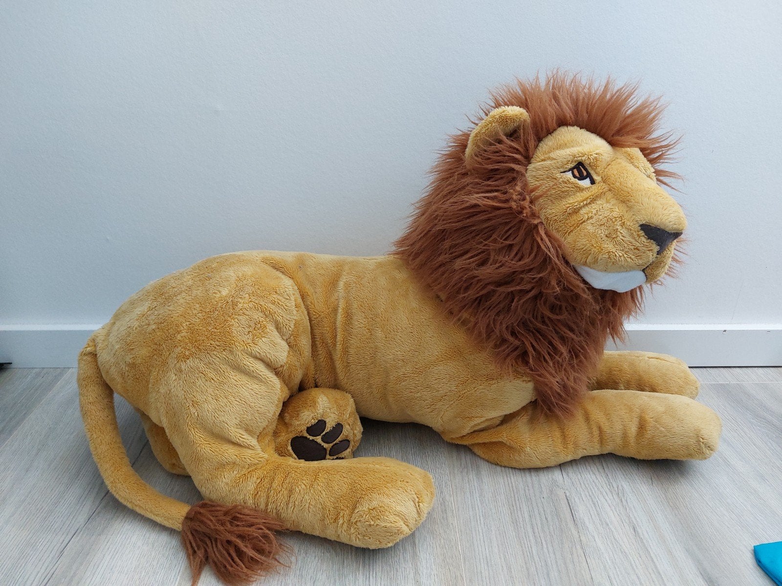 Knuffel Ikea Leeuw djungelskog lion xl groot L2261, Ophalen of Verzenden, Zo goed als nieuw, Overige typen