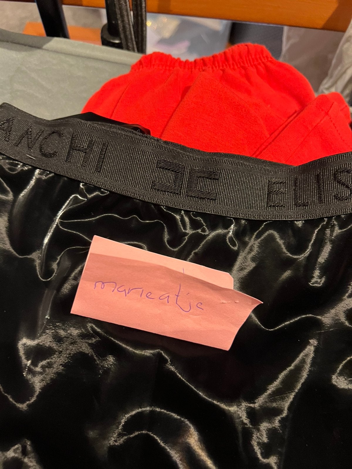 ELISABETTA FRANCHI broek lak S it 42 origineel zgan, Legging, G, Maat 36/38 (S), Zwart