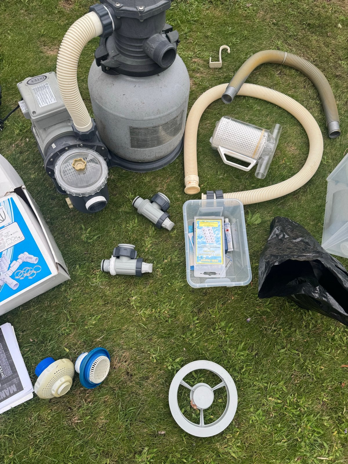 Zwembad accessoires, zandfilterpomp, trap, solarverwarming, Ophalen of Verzenden, Gebruikt, Overige typen