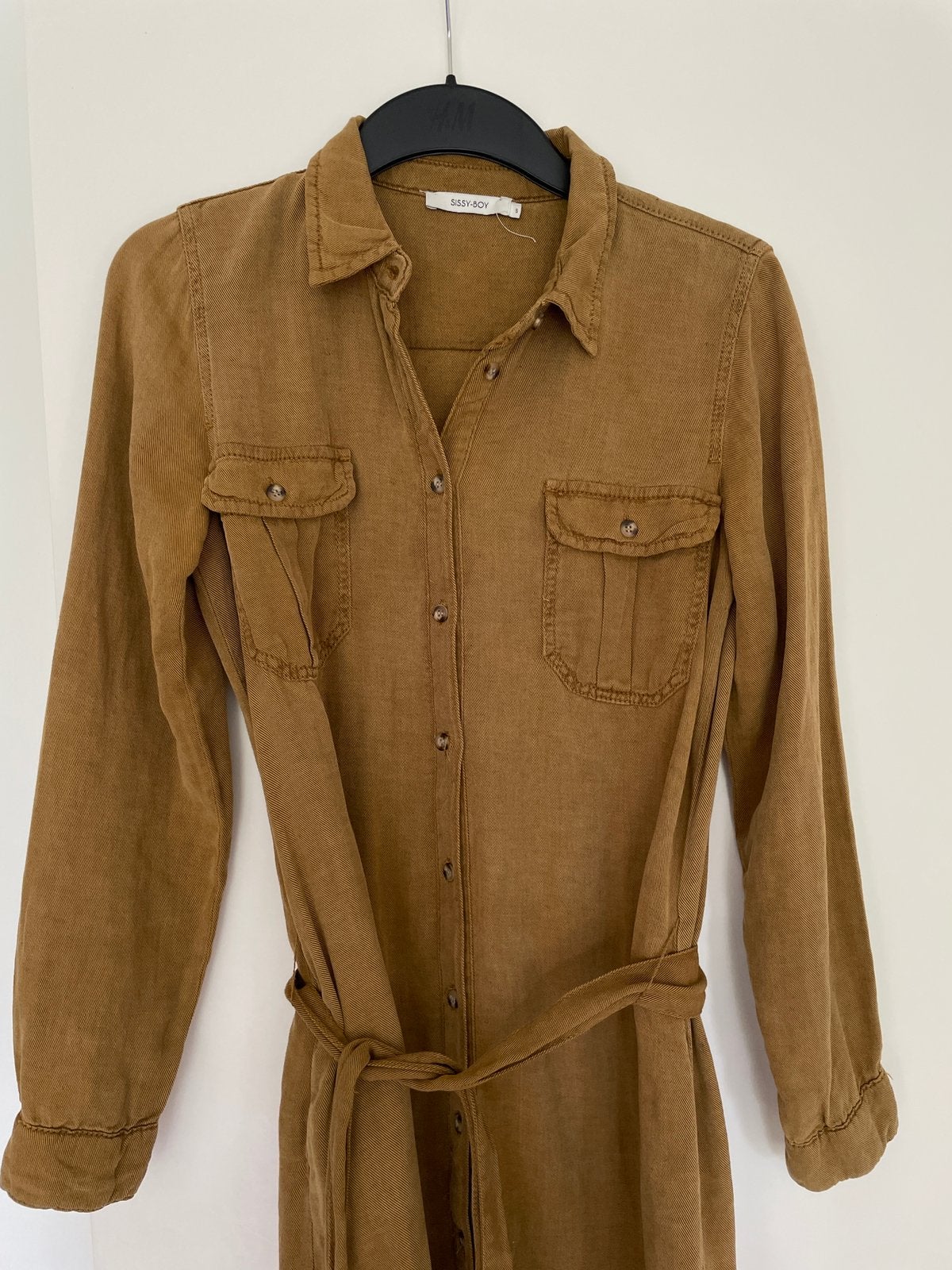 Mosterd kleur jurk van sissy boy maat S, Kleding | Dames, Bruin, Ophalen of Verzenden, Zo goed als nieuw, Maat 36 (S)