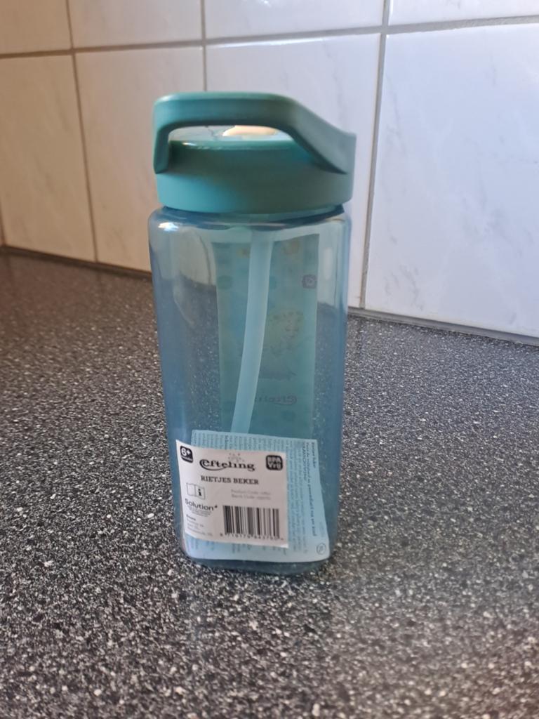 Nieuwe drinkfles rietjes beker efteling, Gebruiksvoorwerp, Efteling, Nieuw, Ophalen of Verzenden