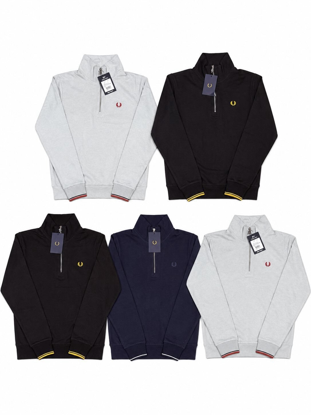 Fred Perry Quarter Zips | Nieuw met Prijskaartje Groothandel, Vintagie, Haulerwijk, Nieuw, Overige maten