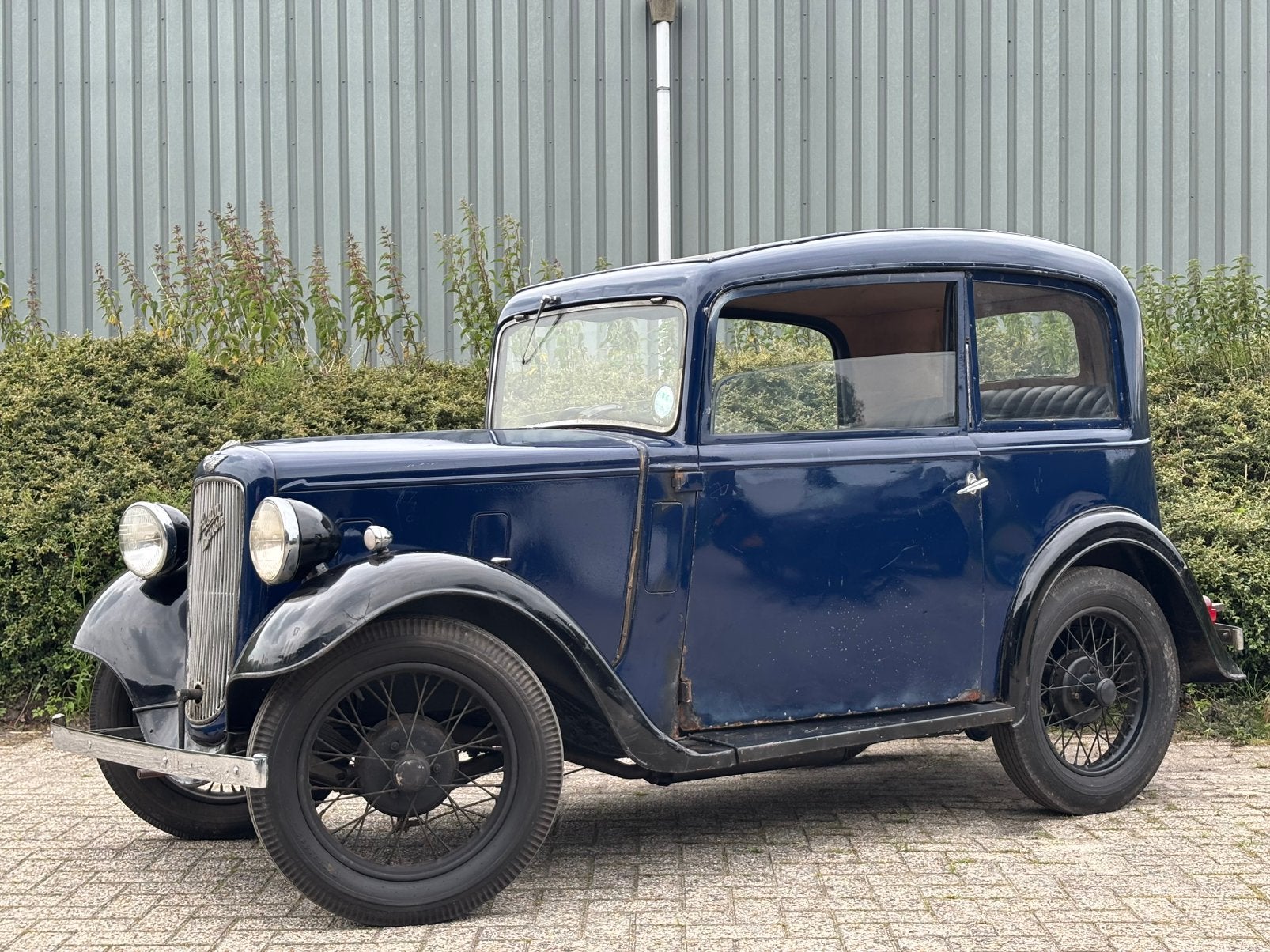 Austin Seven Ruby 1935 / Oldtimer / Klassieker/ Prewarcar !, Auto's, 12 pk, Blauw, 747 cc, Leder