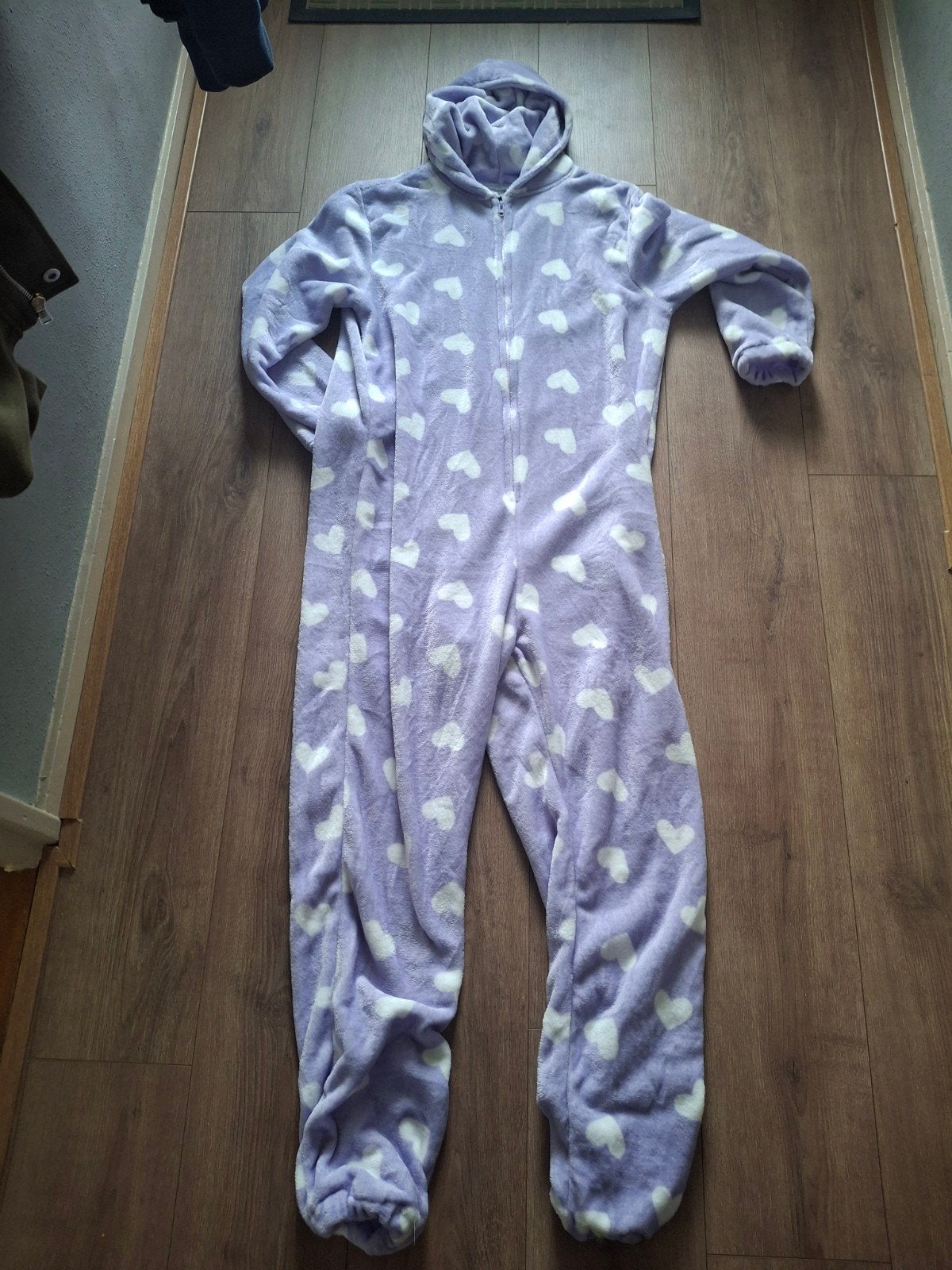 onesie paars XL, Ophalen of Verzenden, Zo goed als nieuw, Maat 46/48 (XL) of groter, Paars