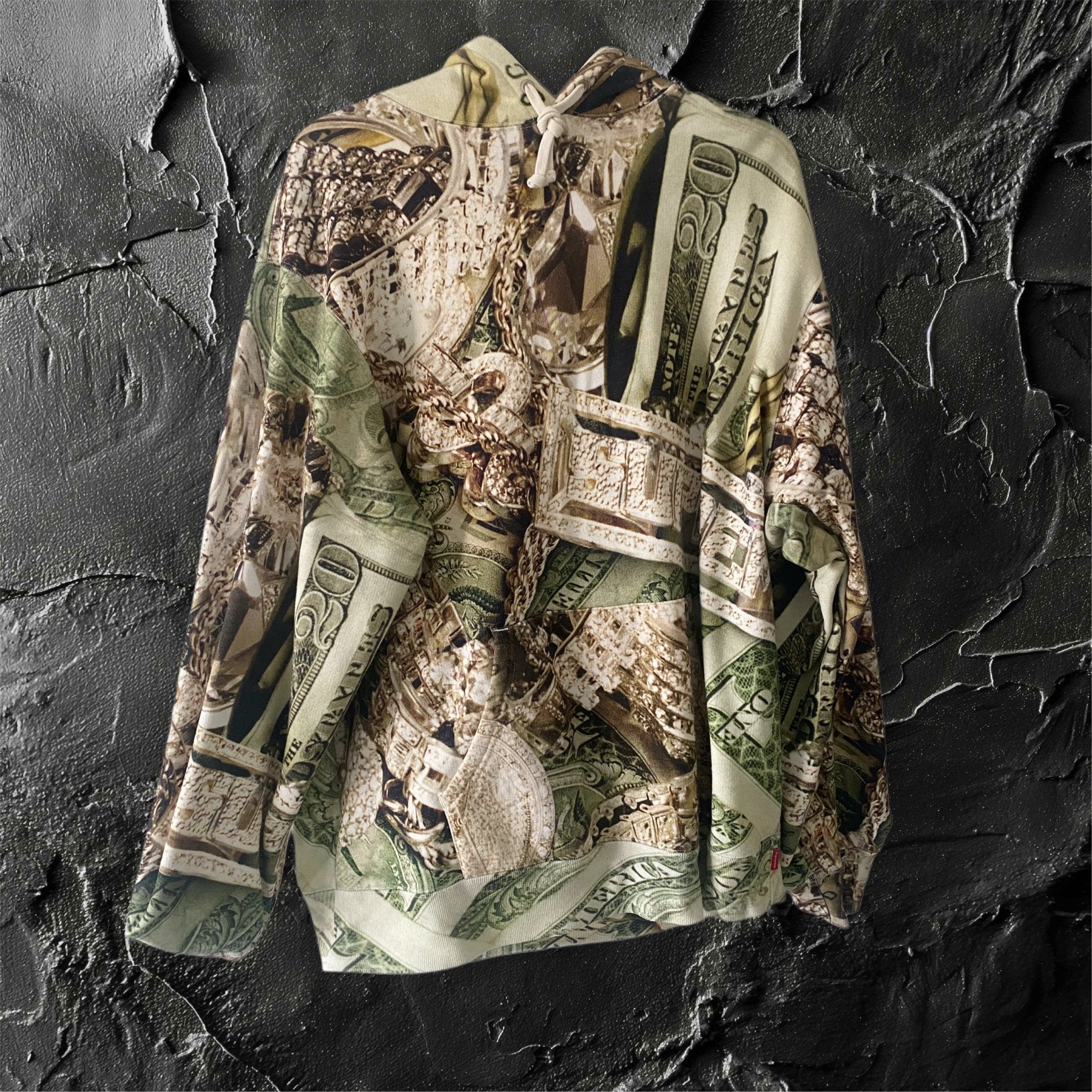 Supreme Bling Hooded Sweatshirt Green, Kleding | Heren, Truien en Vesten, Ophalen, Zo goed als nieuw, Maat 52/54 (L), Groen