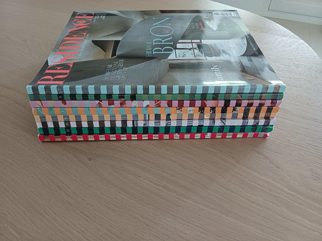 8x Residence tijdschriften 2021, Ophalen of Verzenden, Zo goed als nieuw, Overige typen