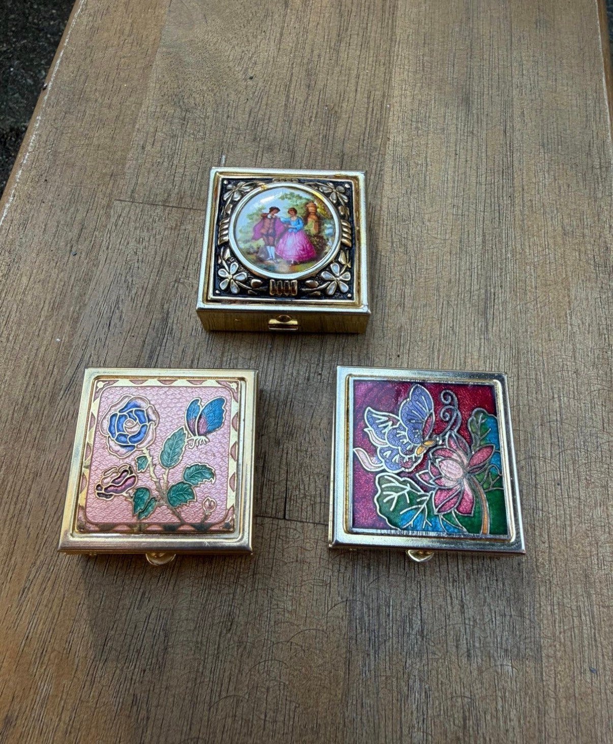 Vintage pillendoosjes, Ophalen of Verzenden