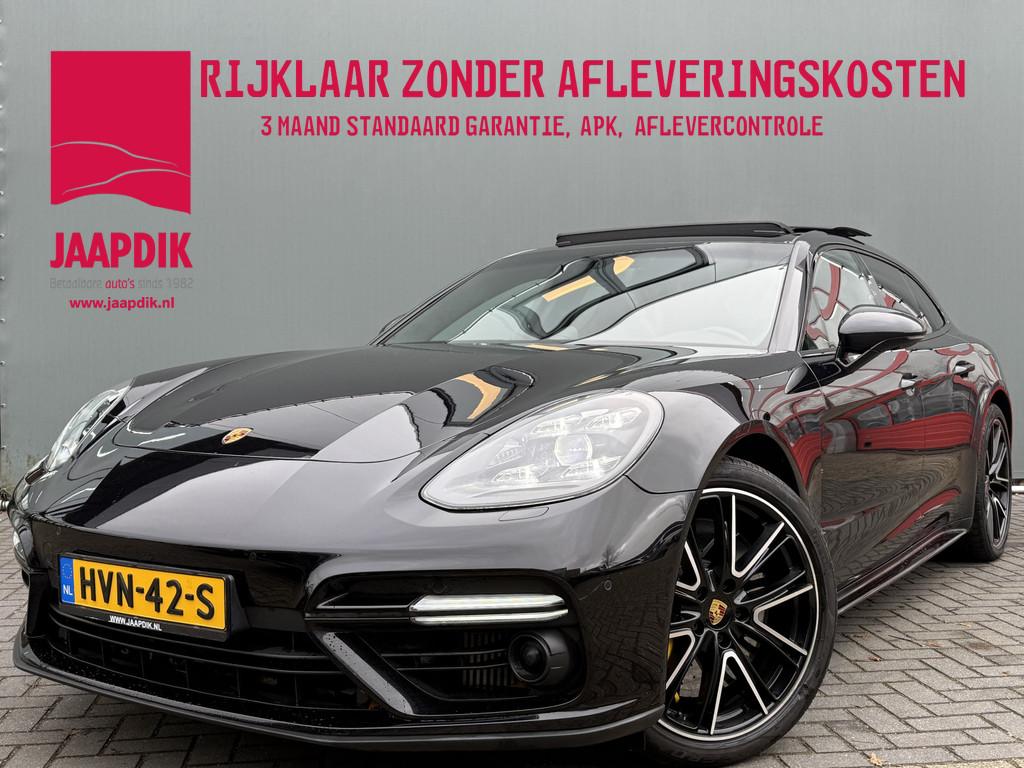 Porsche Panamera Sport Turismo BWJ 2018 4.0 Turbo 550 PK S E, Auto's, Porsche, Automaat, Gebruikt, Zwart, Vierwielaandrijving