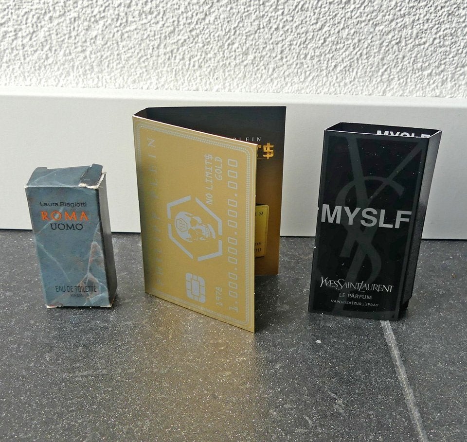 Parfum mini's men YSL Myslf miniatuur Roma Uomo No Limits, Ophalen of Verzenden, Nieuw