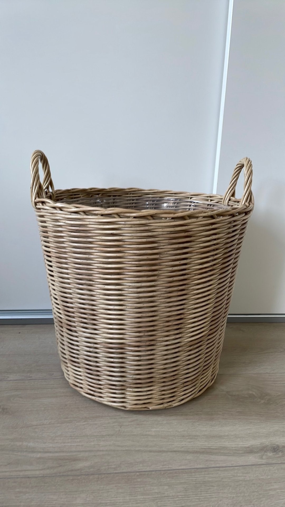 Plantenmand polyester 40cm hoog, Ophalen of Verzenden, Zo goed als nieuw, Rechthoekig