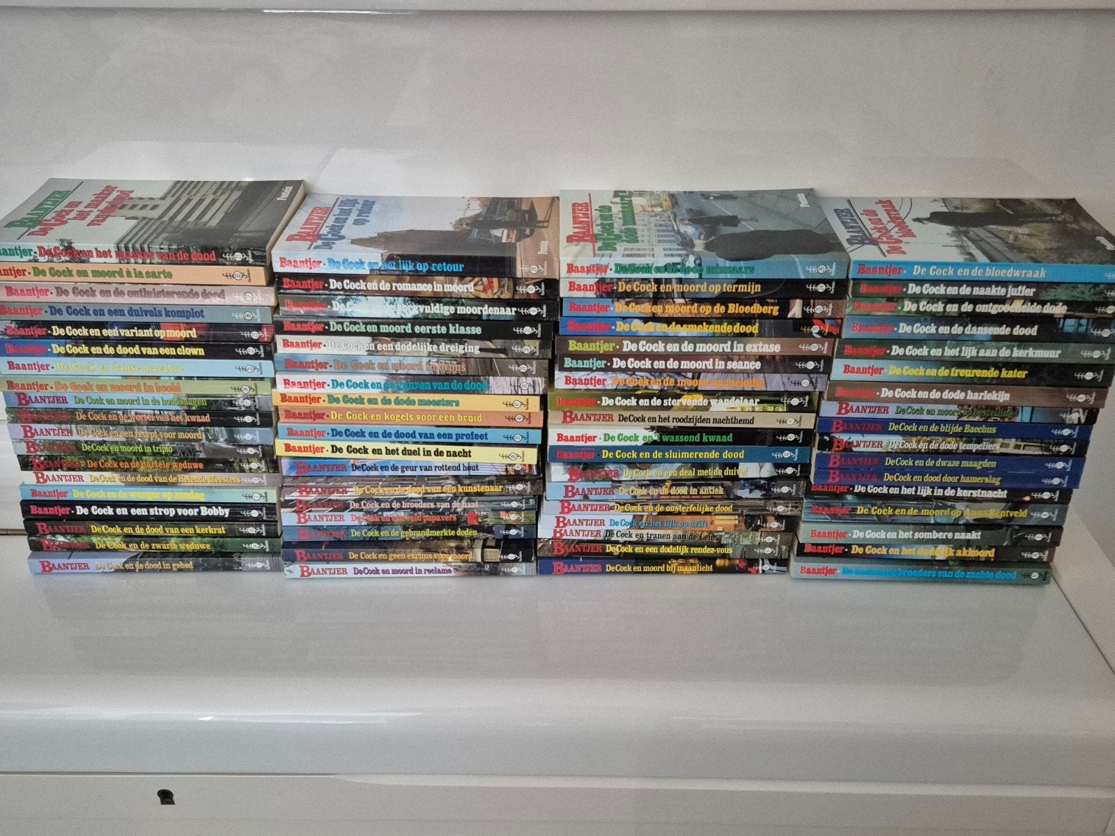 Grote collectie Baantjer boeken - De Cock serie, Boeken, Detectives, Ophalen of Verzenden, Gelezen, A.C. Baantjer