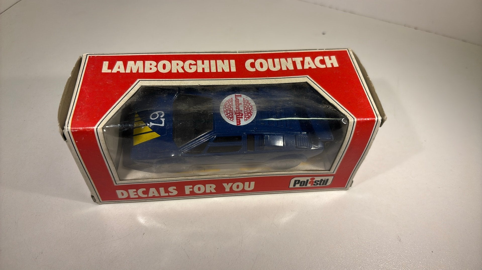 Lamborghini countach polistil 1.43, Overige merken, Auto, Ophalen of Verzenden, A
