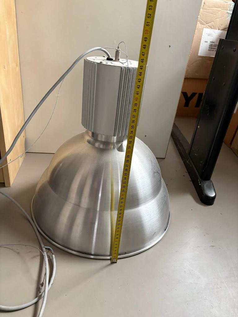 lamp industrie, Huis en Inrichting, Lampen | Hanglampen, Ophalen of Verzenden, Zo goed als nieuw, Metaal, Minder dan 50 cm