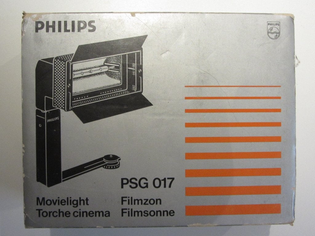 Vintage - Philips filmzon PSG 017, Ophalen of Verzenden, Nieuw, Inclusief lampen, Lamp of Flitsset