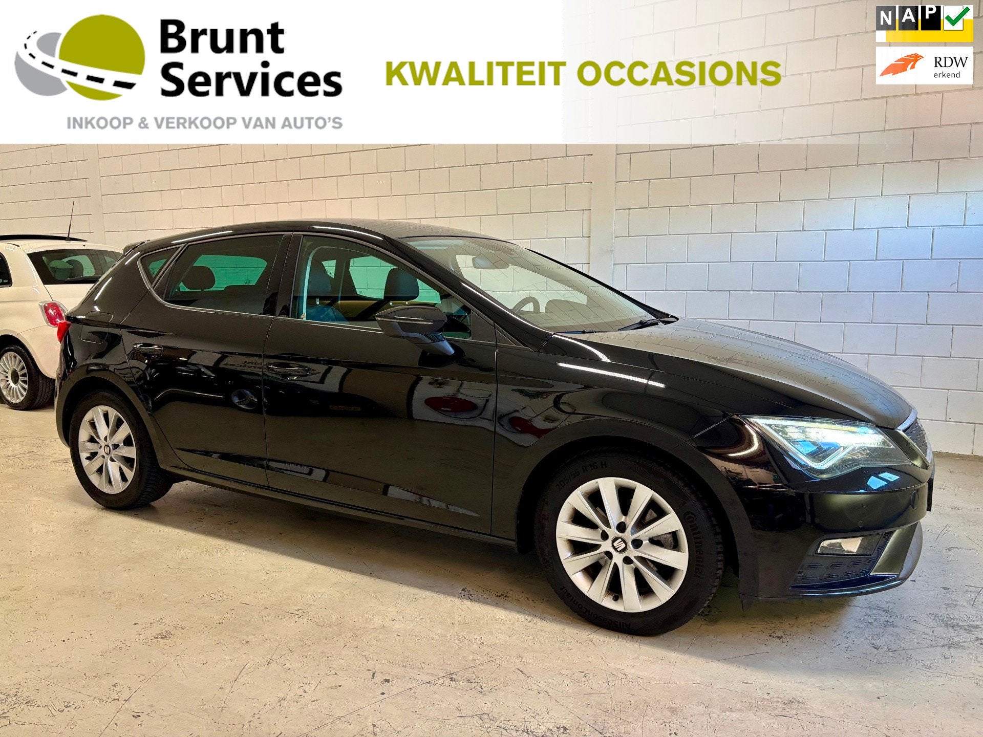 Seat Leon 1.0 EcoTSI Bj.18|Led|116PK|Automaat|Carplay|Camera, Stof, Gebruikt, Leon, Origineel Nederlands