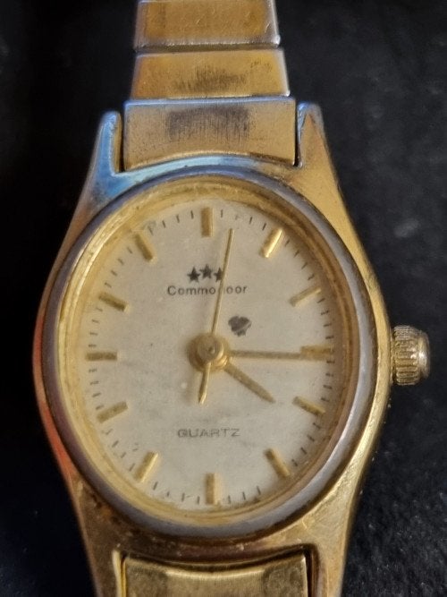 horloge dames vintage commodoor quartz, Sieraden, Tassen en Uiterlijk, Ophalen of Verzenden, 'T Olde Gre-j, Info@toldegrej.nl