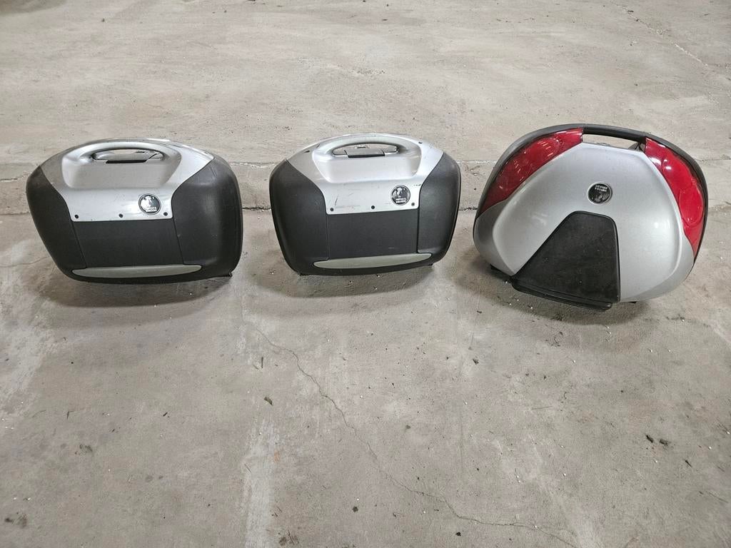 Hebco en Becker Kofferset - Motorfiets Koffers, Ophalen, Gebruikt