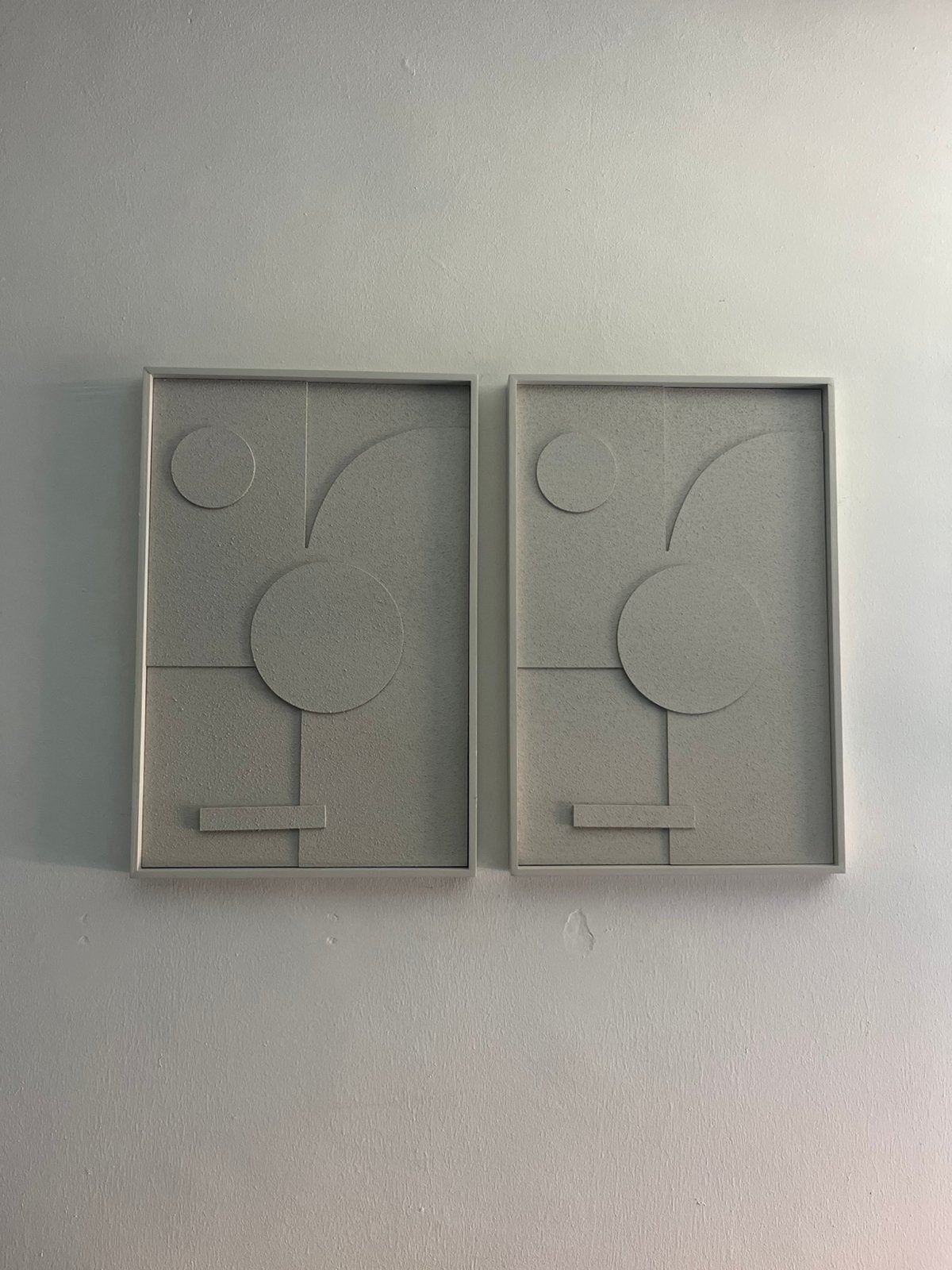 2 leuke schilderijen “ japandi stijl”, Antiek en Kunst, Ophalen