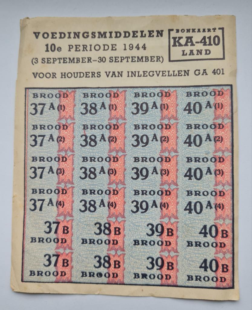 Voedselbonnen ww2, Verzamelen, Verzenden, Nederland