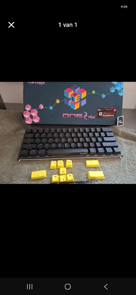 Keyboard, Computers en Software, Ophalen, Zo goed als nieuw, Qwerty, Ducky