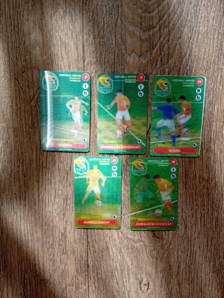 5 Super Kicks, Verzamelen, Ophalen of Verzenden, Zo goed als nieuw, Overige binnenlandse clubs, Poster, Plaatje of Sticker