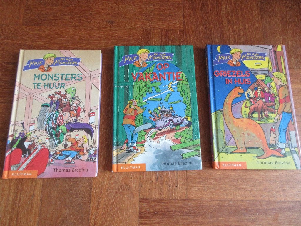 3 x boeken Maik en zijn monsters ( Avi M5 / E5 ), Boeken, Ophalen of Verzenden, Gelezen, Fictie algemeen