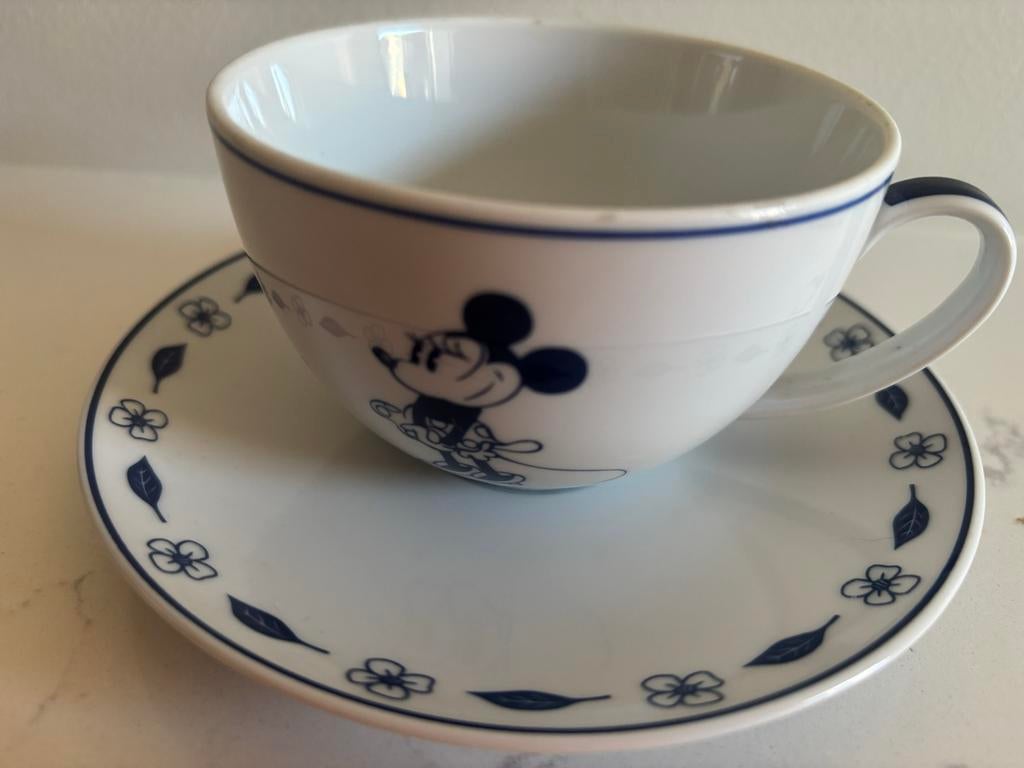 Vintage Guy Degrenne Minnie Mouse kop en schotel, Ophalen of Verzenden