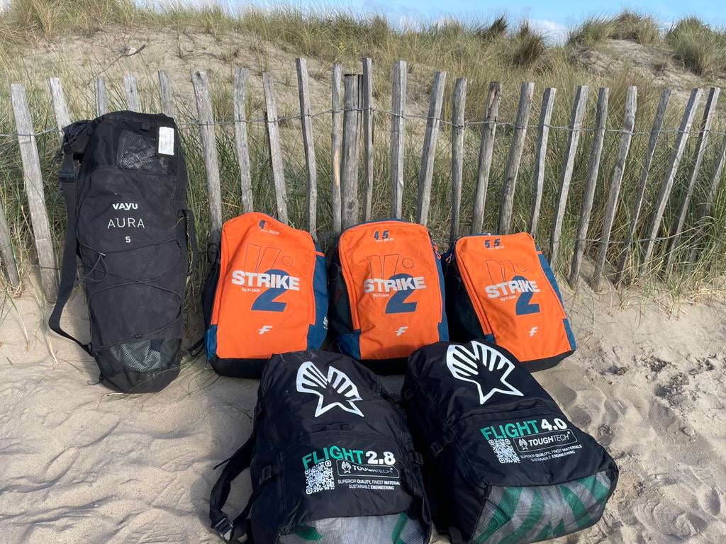 Diverse Wings: FOne Strike v2, Ezzy Flight v2, Vayu Aura v1, Watersport en Boten, Wingsurfen, Ophalen of Verzenden, Gebruikt, Wingsurf-wing