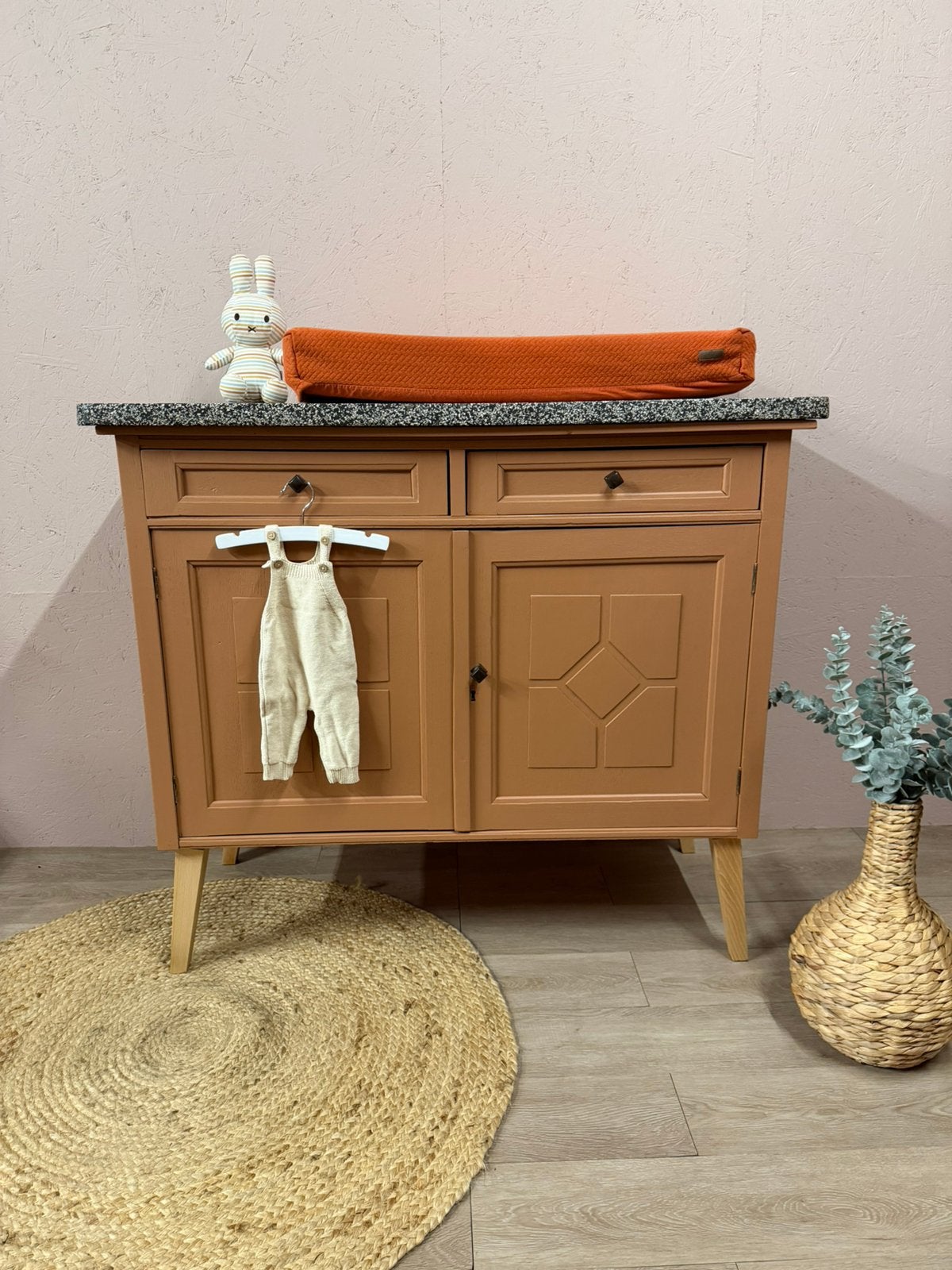 Vintage commode of dressoir | opgeknapt |, 50 tot 70 cm, Ophalen of Verzenden, 90 tot 105 cm, 100 cm of meer