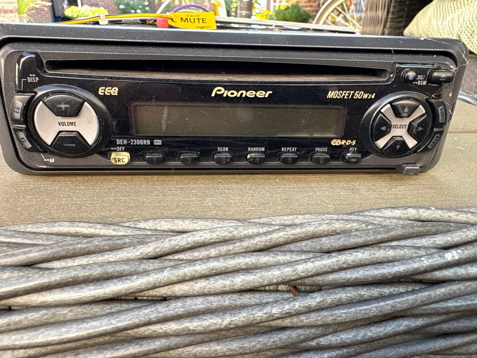 Autoradio pioneer met ISO-aansluiting, Ophalen, Gebruikt