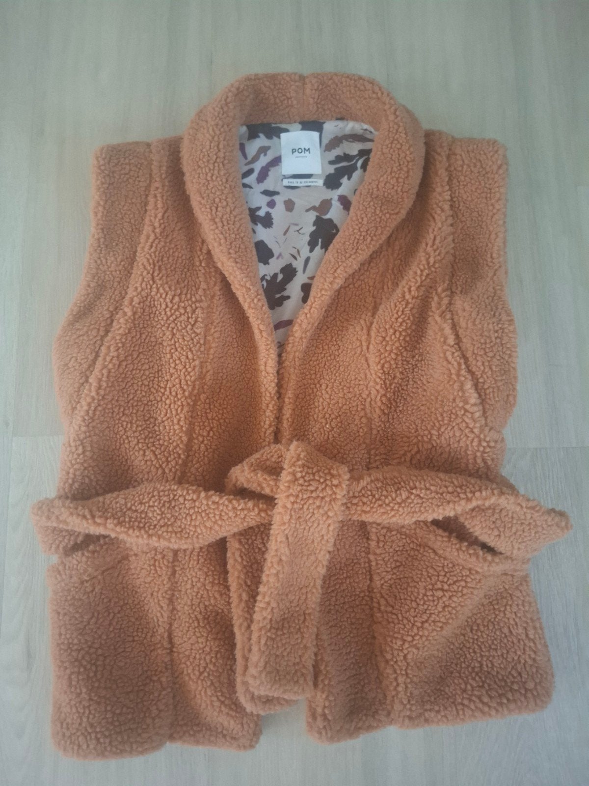 Pom Amsterdam gilet met ceintuur, Maat 38/40 (M), Bruin, Ophalen of Verzenden, Zo goed als nieuw