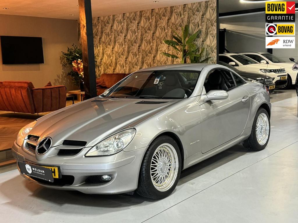 Mercedes-Benz SLK-klasse SLK 200 Kompressor | Leder | Stoelv, Auto's, Automaat, Achterwielaandrijving, Gebruikt, Zwart