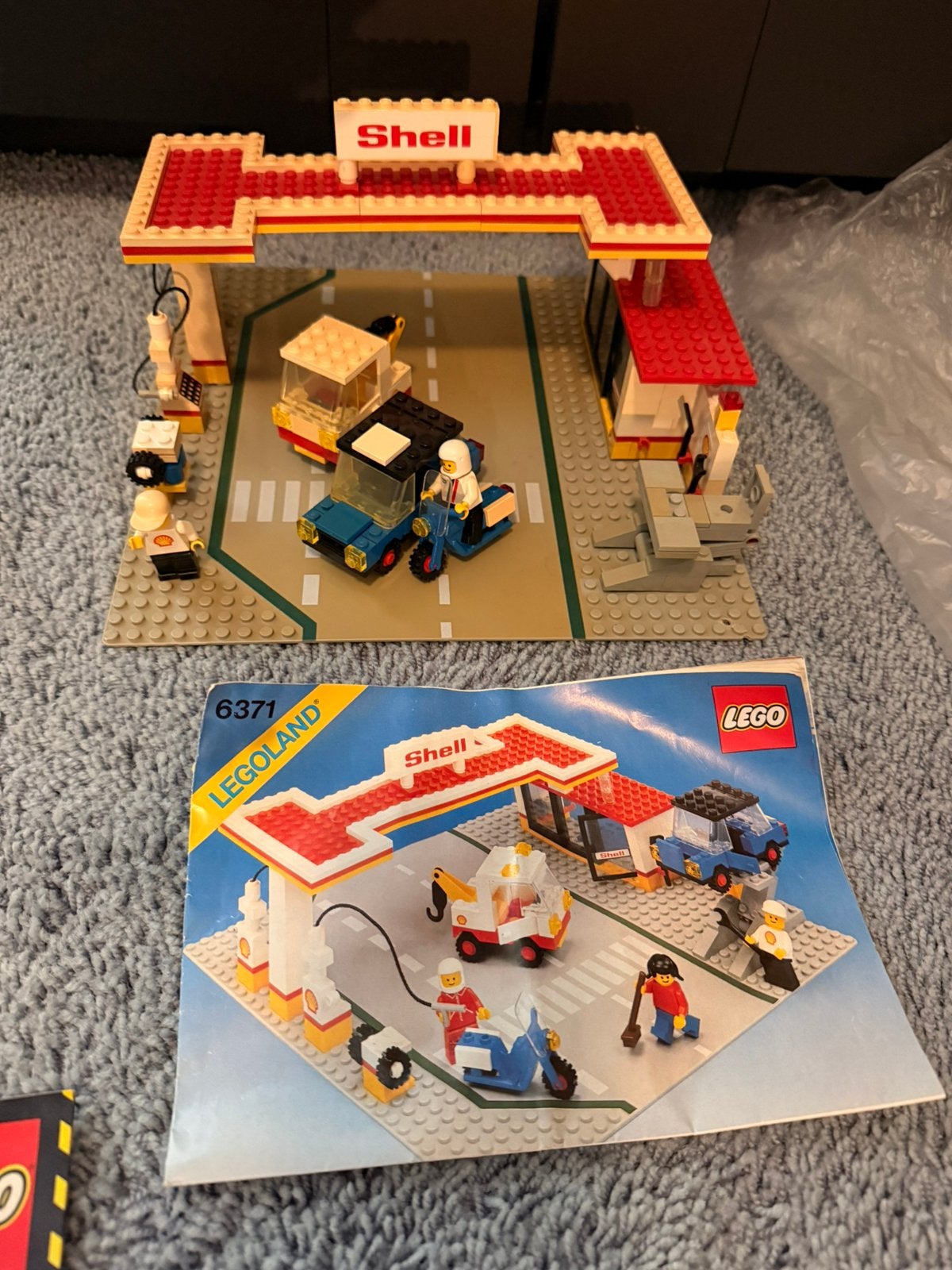 Lego legoland shell tankstation 6371, Ophalen of Verzenden, Zo goed als nieuw