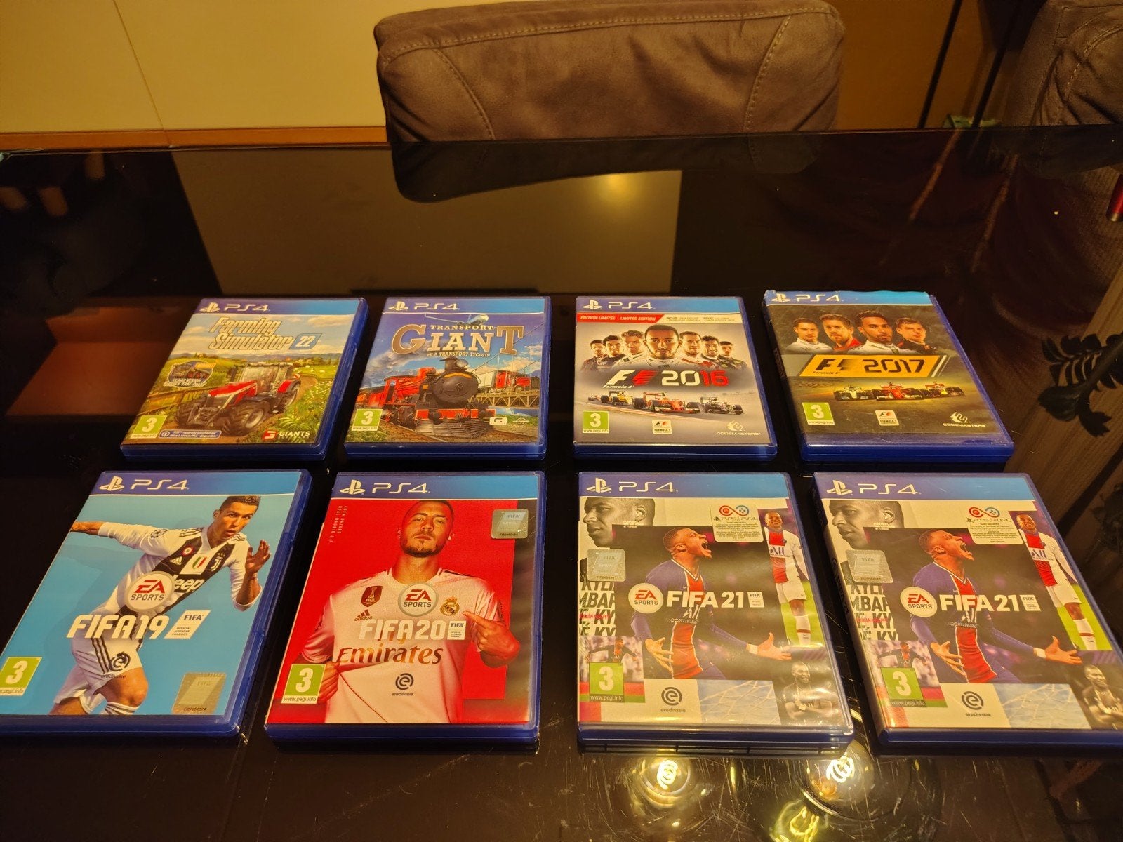 PS4 Games 8 stuks, Gebruikt, Ophalen of Verzenden, Sport, 3 spelers of meer