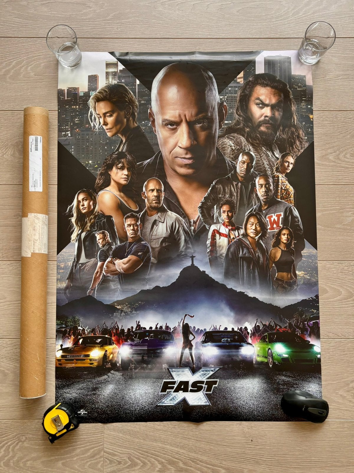 Fast X Fast & Furious Dubbelzijdige Originele Bioscoopposter, Rechthoekig Staand, Deurposter of groter, Ophalen of Verzenden, Zo goed als nieuw