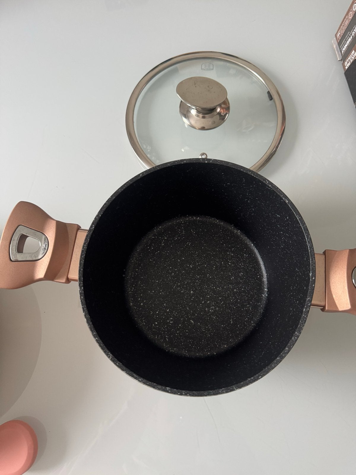 Berlingerhaus Rose Goud Kookpan 20 cm - Nieuw, Met deksel, Nieuw, Ophalen of Verzenden, Rvs