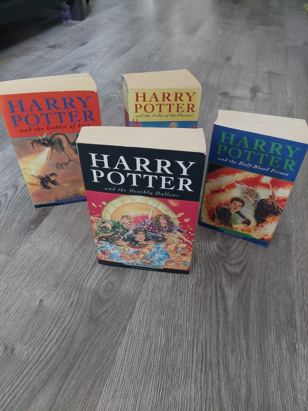 4 HARRY POTTER boeken. (engelstalig.), Boeken, Verzenden, Nieuw, J.K. Rowling