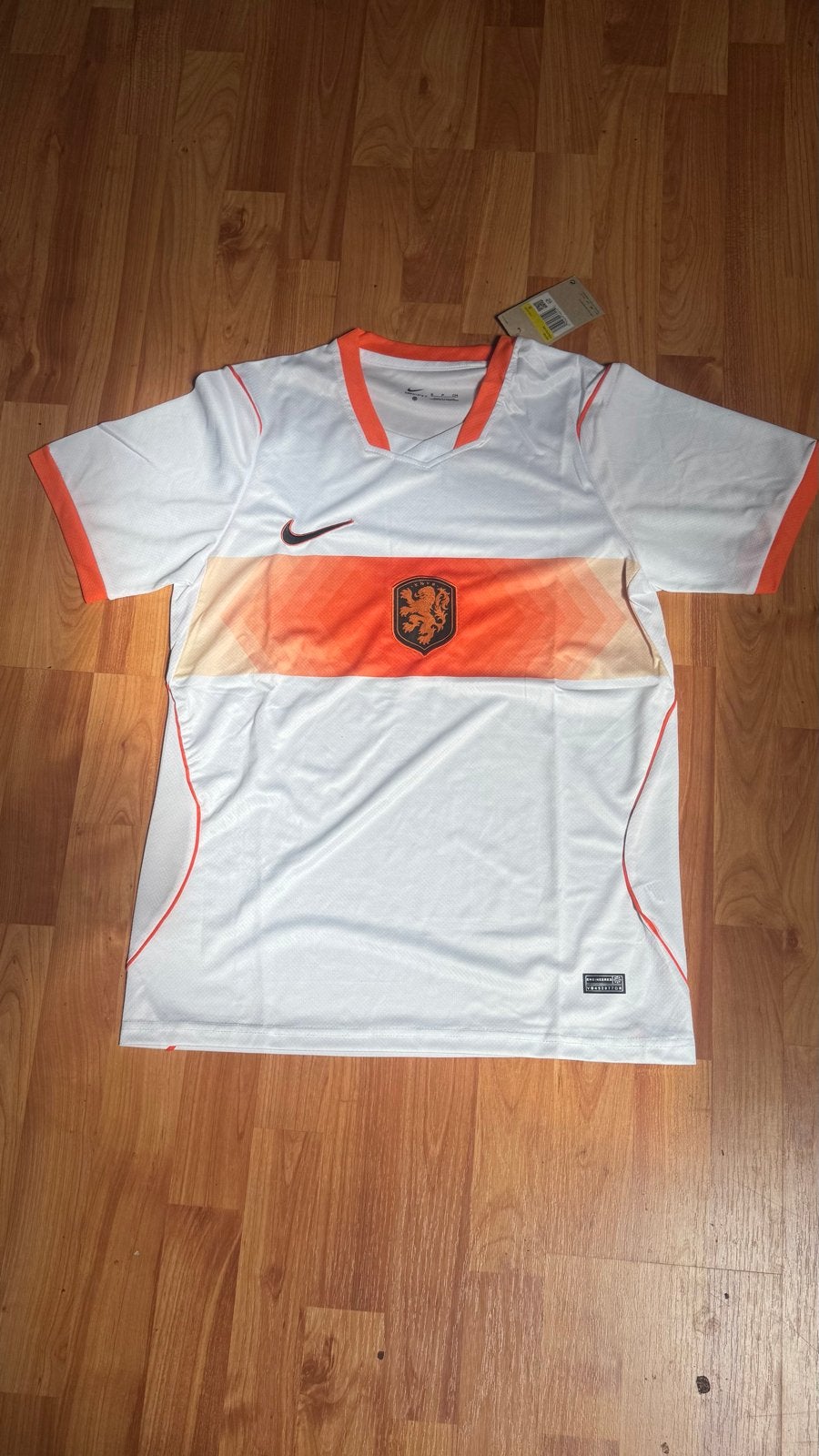 Nederlands Elftal WK Uitshirt 2026 Maat S, Kleding | Heren, Sportkleding, Verzenden, Wit, Nieuw, Voetbal
