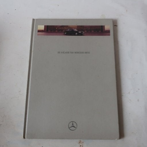 Mercedes S-klasse folder 1997 hard cover OPRUIMING, Ophalen of Verzenden, Gelezen, Mercedes