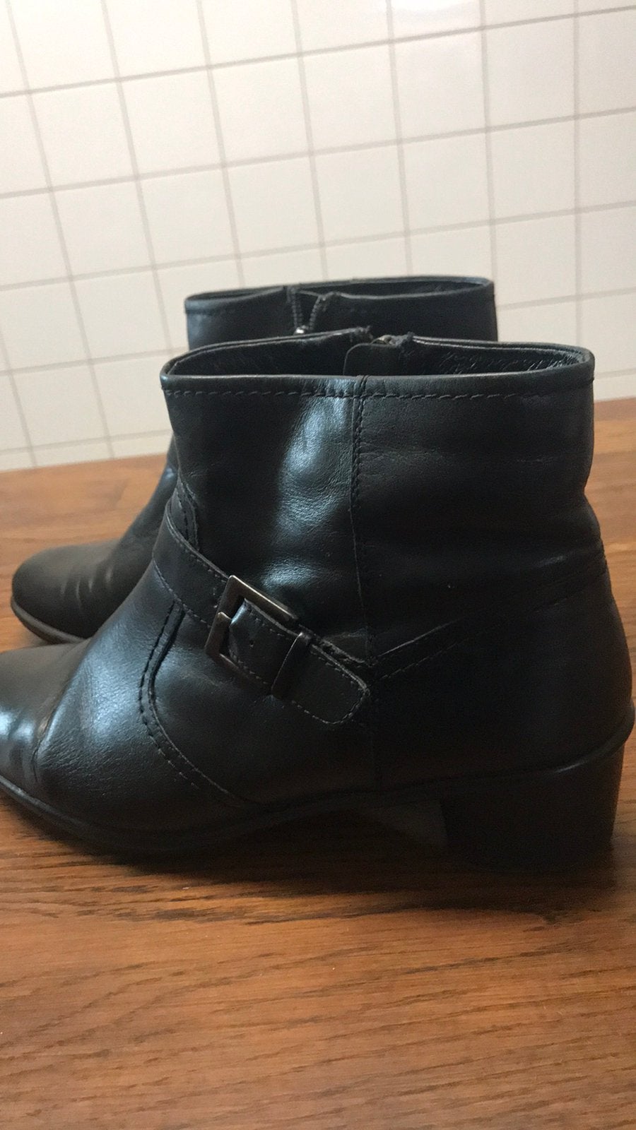 Mooie enkellaarsjes zwart mooi soepel leder, Medicus, Zwart, Lage of Enkellaarzen, Ophalen of Verzenden