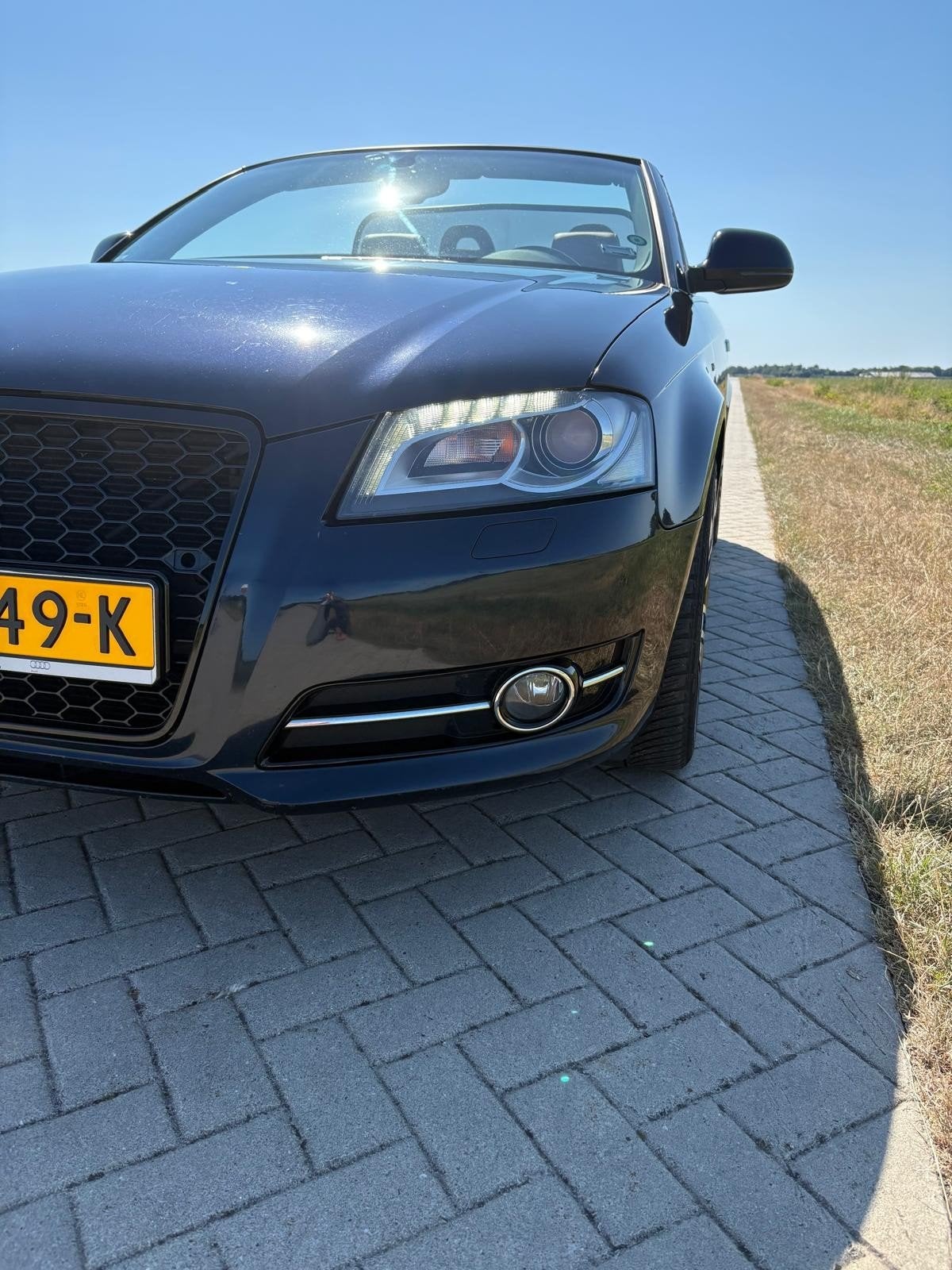 Audi A3 1.8 Tfsi 118KW Cabrio AUT 2008 Blauw, Auto's, Audi, 4 cilinders, Cabriolet, Particulier, 1430 kg