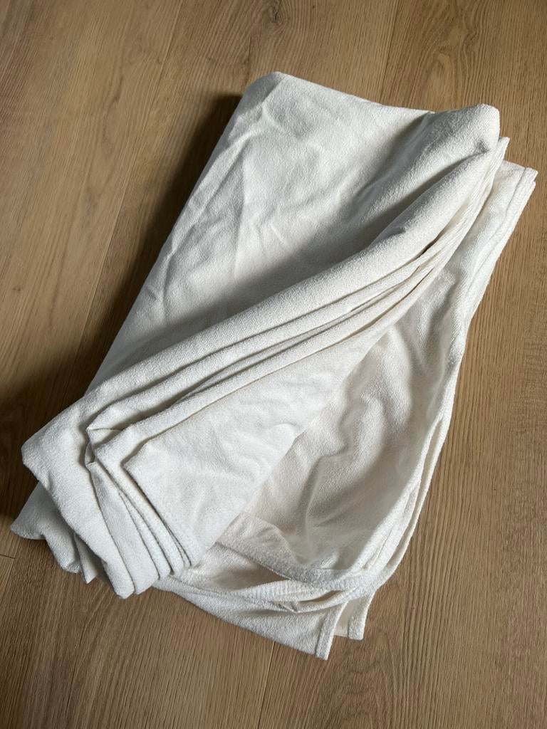 Waterdichte matrasbeschermer, Tweepersoons, Ophalen of Verzenden, Zo goed als nieuw, Wit