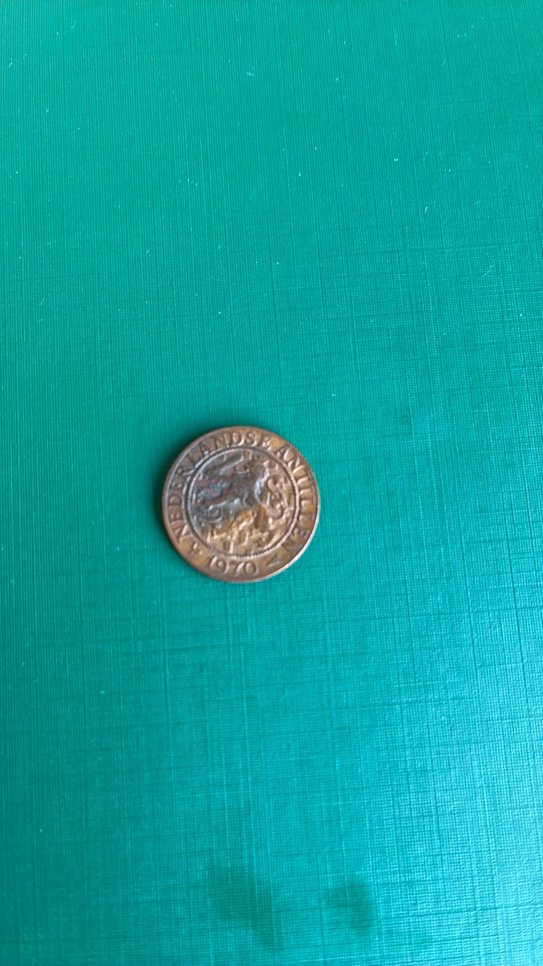 Nederlandse Antillen 1 cent 1970, Postzegels en Munten, Munten | Nederland, Ophalen of Verzenden, Koningin Juliana