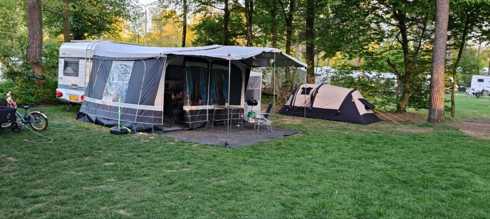 Obelink Milaan 300 maat 7 voortent met PVC luifel en frame, Ophalen of Verzenden, Zo goed als nieuw, Overige merken