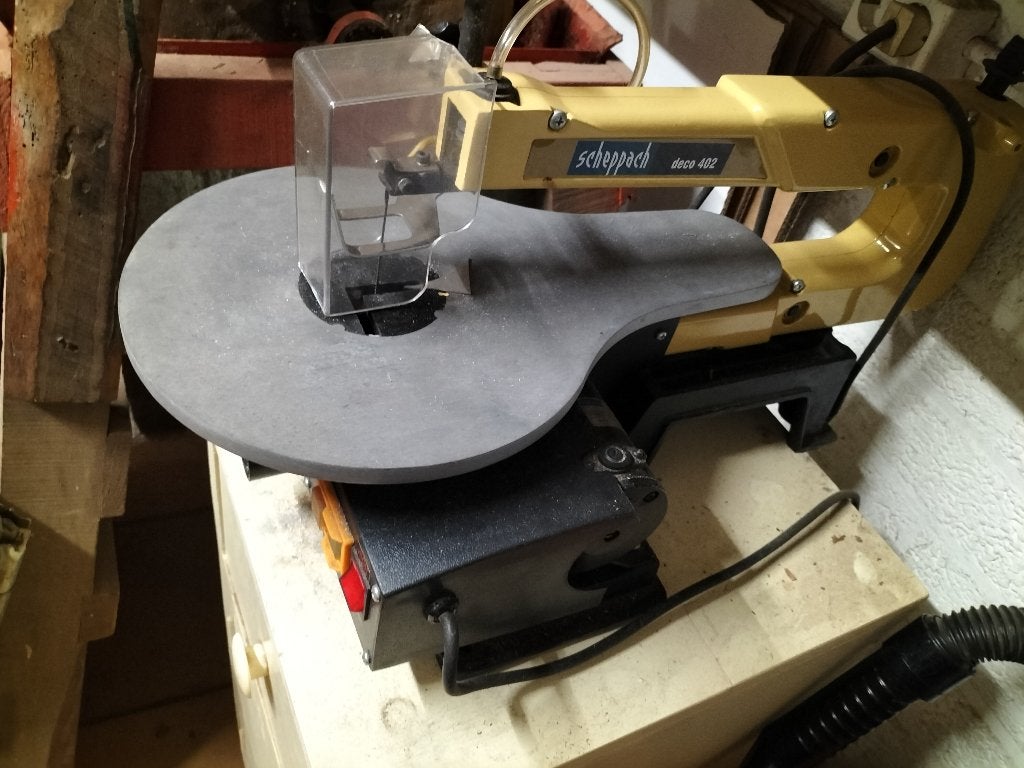 Scheppach figuurzaagmachine, Ophalen, Scheppach, Zo goed als nieuw, 30 tot 70 mm