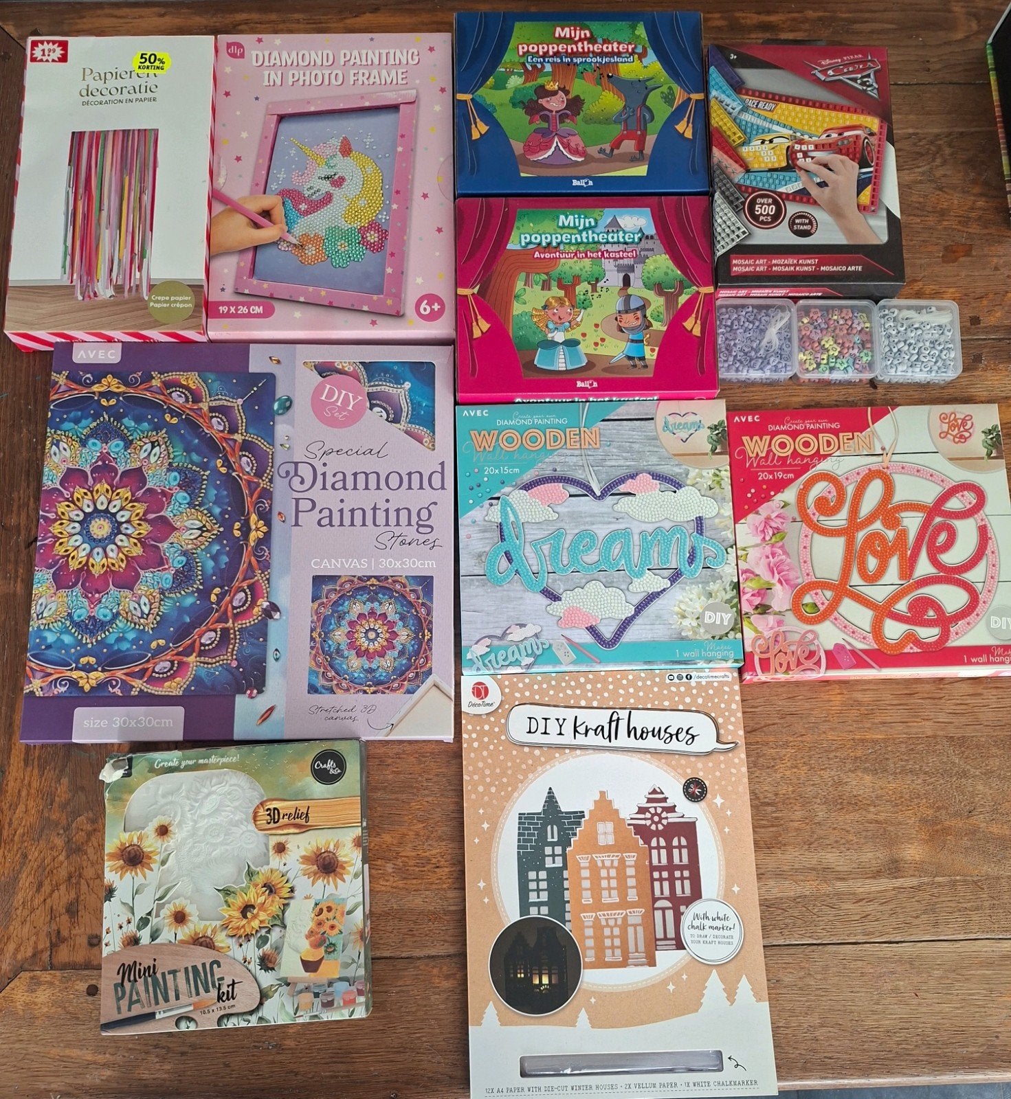 Nieuwe Knutselsets, haaknaalden, breiringen, etc., Hobby en Vrije tijd, Nieuw, Ophalen of Verzenden, Papier of Karton, Educatief